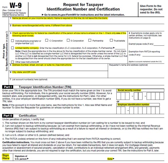 This-blank-W-9-shows-the-highlighted-fields-that-are-most-commonly-completed-and-needed-for-tax-reporting-purposes